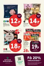 SPAR tilbudsavis uge 41 Side 11: Gestus Æbleskiver €18,00, Dr. Oetker Pizza Tradizionale eller Casa Di Mama Pizza €19,00