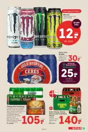 SPAR tilbudsavis uge 41 Side 16: Ceres Jule-Hvidtøl €25,00, Tuborg eller Carlsberg €105,00
