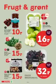 SPAR tilbudsavis uge 41 Side 2: Omhu Stenfri Røde Druer €32,00, Gestus Vildmosekartofler €15,00