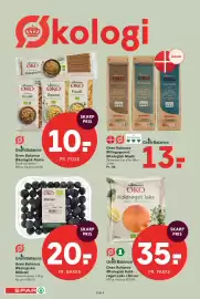 SPAR tilbudsavis uge 41 Side 4: Grøn Balance Blåbær €20,00, Grøn Balance Økologisk Kold-røget Laks i Skiver €35,00