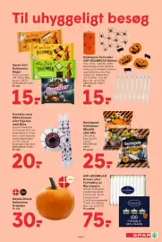SPAR tilbudsavis uge 41 Side 7: Kronelys med Edderkopper eller Figurlys med Øjne €20,00, Gestus Halloween Græskar €30,00