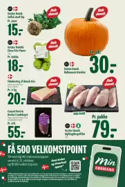 Min Købmand tilbudsavis uge 41 Side 2: Gestus Kyllingebrystfilet €79,00, Flæskesteg €20,00