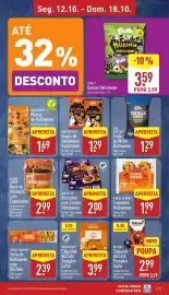 Folheto ALDI semana 42 Página 11: Biscoitos com Creme Halloween €2,00, Belmio cápsulas de café pumpkin spice €2,99