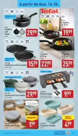 Folheto ALDI semana 42 Página 17: Ambiano raclette dupla €9,99, Caçarola em Ferro Fundido €29,99