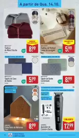 Folheto ALDI semana 42 Página 18: Tapete de Casa de Banho Novitesse €5,99, Tapete de Banho Confortável €8,99