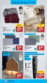 Folheto ALDI semana 42 Página 18: Tapete de Casa de Banho Novitesse €5,99, Tapete de Banho Confortável €8,99