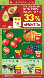Folheto ALDI semana 42 Página 20: Abóbora Musquée €0,99, Mix de Frutos Vermelhos €5,99