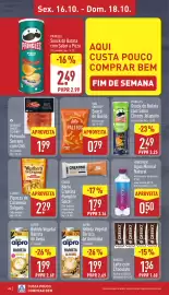 Folheto ALDI semana 42 Página 24: Corial barra creatina pumpkin spice €1,79, Água Mineral Natural Monchique €0,50