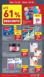Folheto ALDI semana 42 Página 25: Vileda Luvas Extra Sensation €1,79, Vileda Esfregão Ultra Fresh Fibra Azul €1,19
