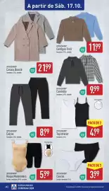 Folheto ALDI semana 42 Página 28: Top interior up2fashion €4,99, Up2fashion cuecas €3,99