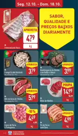 Folheto ALDI semana 42 Página 4: Carne de Porco à Portuguesa €4,49, Pá de Porco sem Osso €4,99