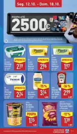 Folheto ALDI semana 42 Página 7: Planta Creme Vegetal €2,96, Cigala banzai noodle sabor galinha €1,15