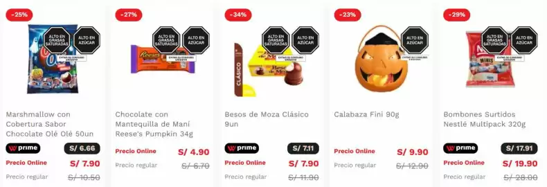 Catálogo Wong Página 3: Calabaza Fini €9,90, Besos de Moza Clásico €7,90