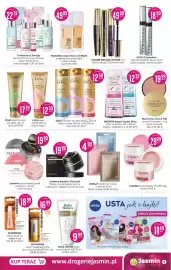 Jaśmin gazetka Strona 3: CELIA mleczko do demakijazu €12,59, So Couture Volume Million Lashes €49,99