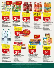 Chata Polska gazetka Strona 2: Woda niegazowana Nałęczowianka €1,69, Wafle Mega Grześki kakaowe w mlecznej czekoladzie €1,89