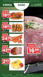EMMA market gazetka | Mini Strona 2: Ser Złoty Mazur Mlekpol €2,59, Kiełbasa kozacka €19,99