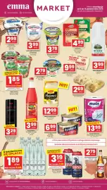 EMMA market gazetka | Market Strona 1: Woda gazowana Nałęczów Zdrój €1,89, Deser Monte Zott €2,99