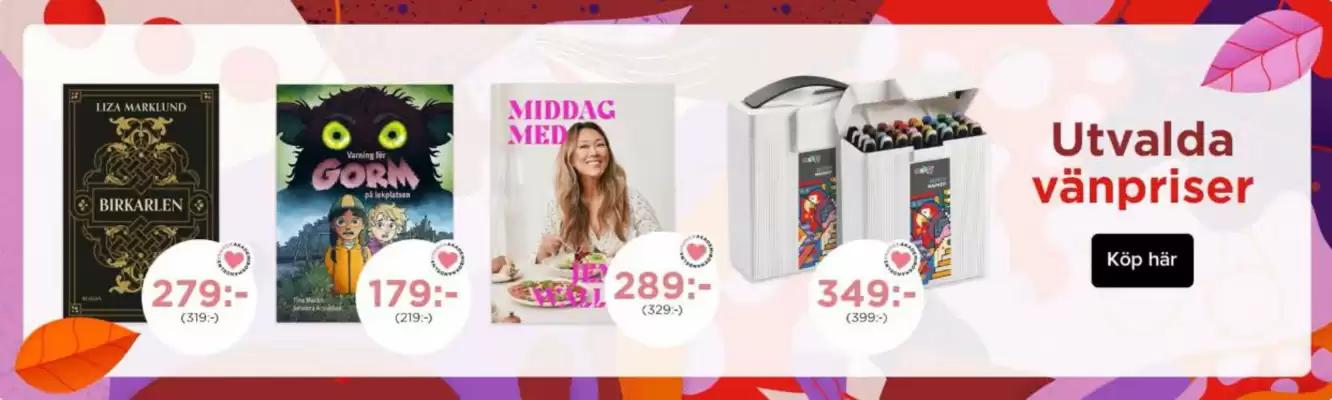 Akademibokhandeln (giltig till och med 21-10)