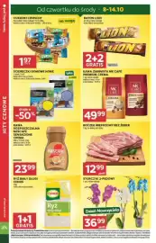 Stokrotka gazetka tydzień 41 Strona 4: Cukierki Crunchy €1,97, Baton Lion