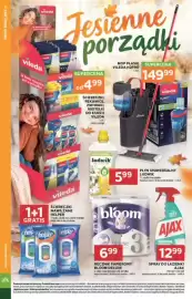 Stokrotka gazetka tydzień 41 Strona 48: Pucerka gąbkowa Vileda €6,99, Rękawice Vileda Universal €4,99