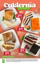 Stokrotka gazetka tydzień 41 Strona 9: Ciasto Malinowe Gmurczyk €3,49, Ciasto Karmelowa Krówka Cukiemia Staropolska €3,49