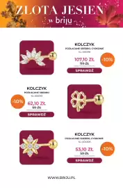 Briju gazetka Strona 10: Kolczyk pozłacane srebro cyrkonie KL-005208 Briju €53,10