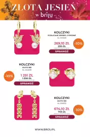 Briju gazetka Strona 11: Kolczyki pozłacane srebro cyrkonie KL-004656 Briju €269,10