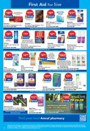 Amcal Pharmacies catalogue Page 10: Betadine Antiseptic First Aid Cream €18,49, Betadine Antiseptic Topical Solution €11,99