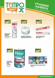 TEMPO leták | Market/Tuty Strana 10: Bel odličovací tampóny €29,99, Lacalut zubní pasta €84,99