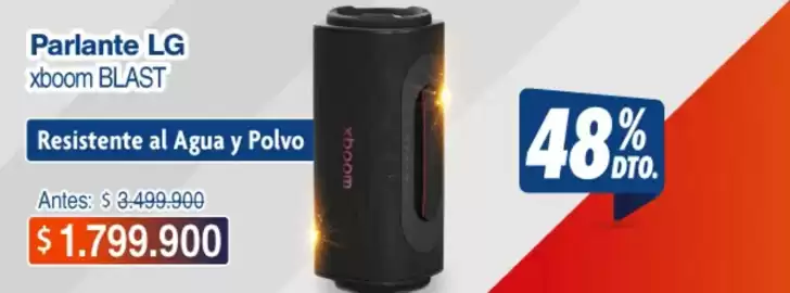 Catálogo Alkosto Página 2: Lg - parlante xboom blast €1.799.900,00