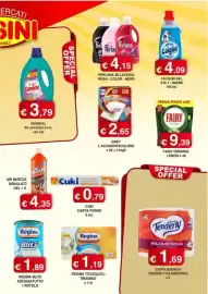Volantino Orsini Market Pagina 11: Regina Blitz asciugatutto €1,89, Mr Muscle idraulico gel €4,35