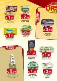 Volantino Orsini Market Pagina 8: Bocconcini Vallelata €2,35, Ricotta Vallelata €1,49