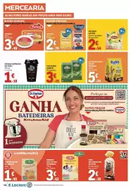 Folheto E.Leclerc semana 41 Página 14: Chá verde ahmad €3,29, Tetley infusão imune €2,79