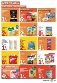 Folheto E.Leclerc semana 41 Página 15: Manteiga de amendoim crocante prozis €6,49, Batatas fritas gourmet lay's €1,69