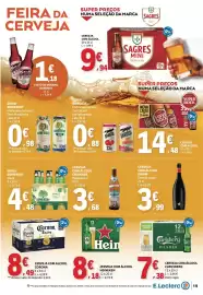 Folheto E.Leclerc semana 41 Página 19: Cerveja com álcool damm estrella inedit €3,99, Cerveja com álcool corona €8,49