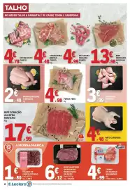 Folheto E.Leclerc semana 41 Página 2: Pato c/miudos €4,48, Perna peru €4,98