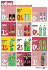 Folheto E.Leclerc semana 41 Página 23: Refrigerante com gás pepsi zero €2,69, Frisumo Ananás €1,38
