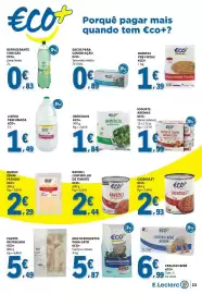 Folheto E.Leclerc semana 41 Página 33: Multicroquetes para gato eco+ carne e cereais €5,87, Filetes de pescada eco+ €5,49