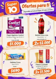 Catálogo Mayorista 10 Página 2: Fideos Lucchetti Spaghetti N°5 €1.500,00, Coca-cola Bebida €2.000,00