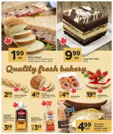 Quality Foods flyer week 41 Page 7: Layer Bar Cake €9,99, Dempster's English Muffins €3,49