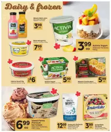 Quality Foods flyer week 41 Page 9: Activia Yogurt €5,99, Island Farms Premium Ice Cream €6,99