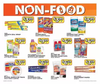 Price Cutter weekly ad Page 10: Hefty ez grip or deluxe clear cups €4,79, Glad trash bags €9,99