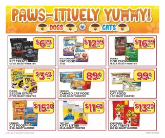 Price Cutter weekly ad Page 11: Kit & Kaboodle cat food €12,99, Purina dog chow €16,99