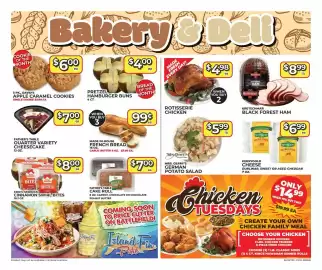 Price Cutter weekly ad Page 13: King's Hawaiian Cinnamon Swirl Bites €8,00, Father's Table Cake Roll €7,00