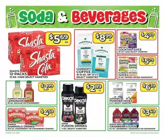 Price Cutter weekly ad Page 14: Shasta cola €5,69, Oikos fusion drinks €2,89