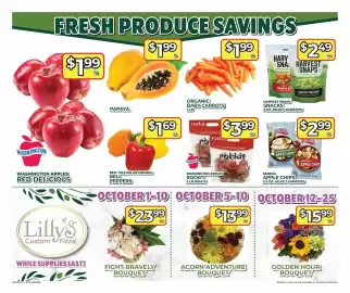 Price Cutter weekly ad Page 2: Washington Apples Rockit €3,99, Organic Baby Carrots €1,99
