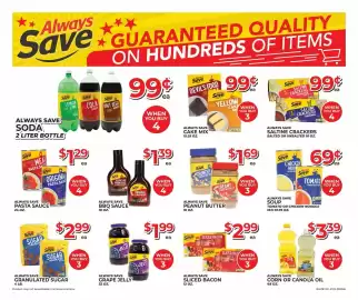Price Cutter weekly ad Page 9: Always Save peanut butter €1,69, Always Save cake mix €0,99