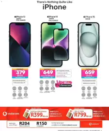 Game catalogue Page 5: IPhone 13 €379,00, IPhone 15 €659,00