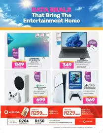 Game catalogue Page 9: SAMSUNG 75" 4K Mini LED Smart TV €849,00, Onn Intel® Pentium Gold 6500Y Processor €349,00