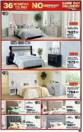 Lewis catalogue Page 9: SAME DAY 36 MONTHS NO DEPOSIT DELIVERY PAY ON PURCHASES OF R3999 OR MORE WHILE STOCKS LAST LOCAL NEW